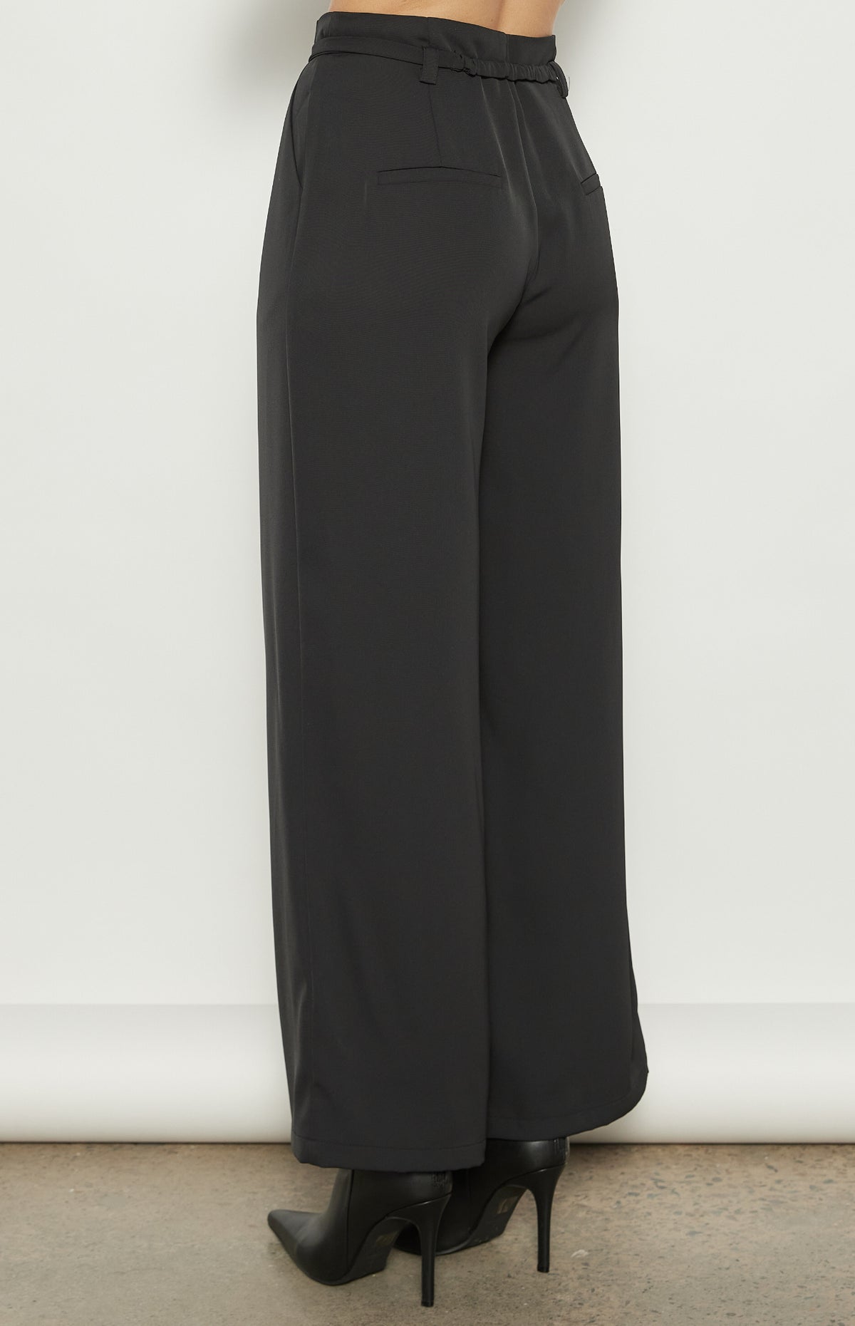 Bradley Wide Leg Pants - Black