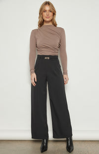 Bradley Wide Leg Pants - Black