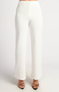 Loftus High Waisted Pants - White