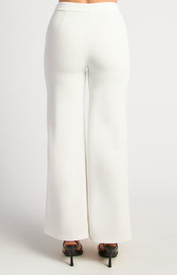 Loftus High Waisted Pants - White
