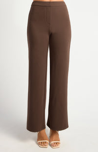 Loftus High Waisted Pants - Chocolate