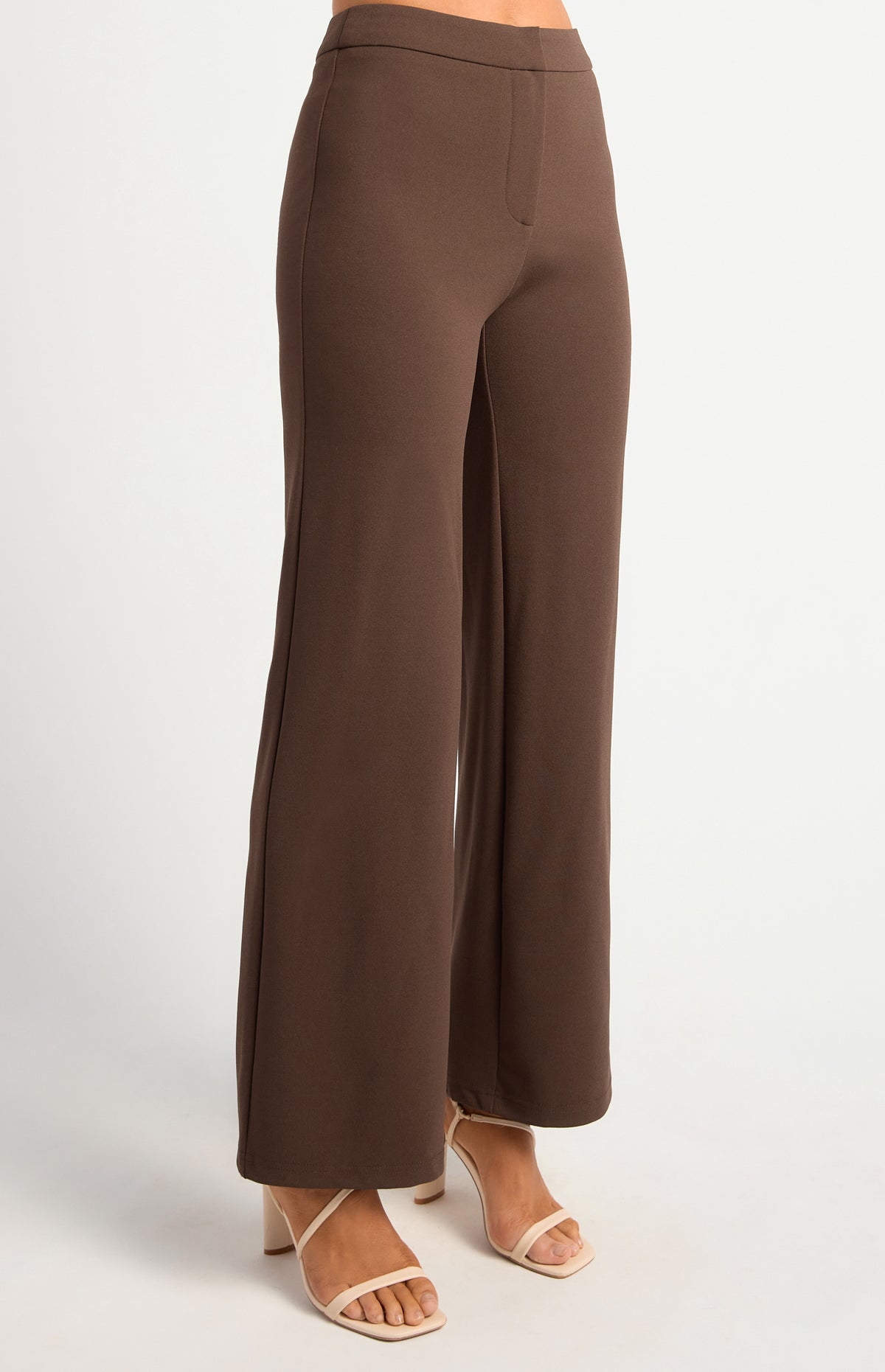 Loftus High Waisted Pants - Chocolate