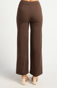 Loftus High Waisted Pants - Chocolate
