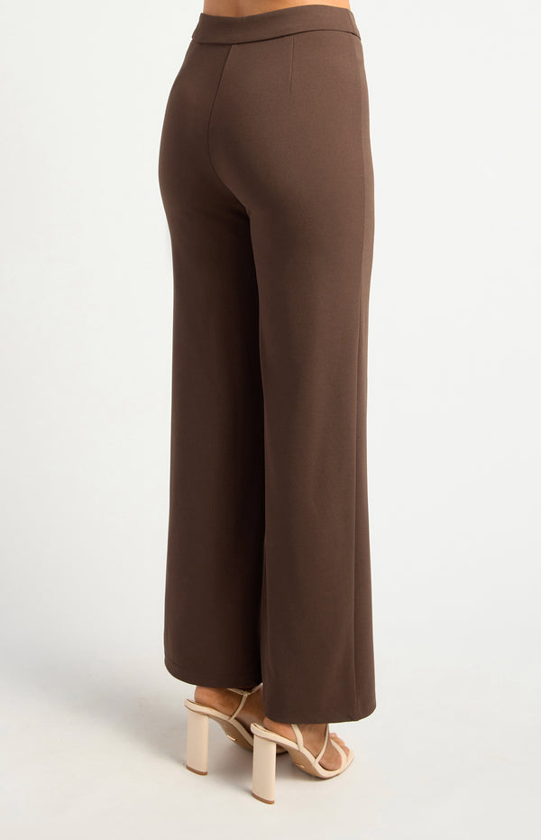 Loftus High Waisted Pants - Chocolate