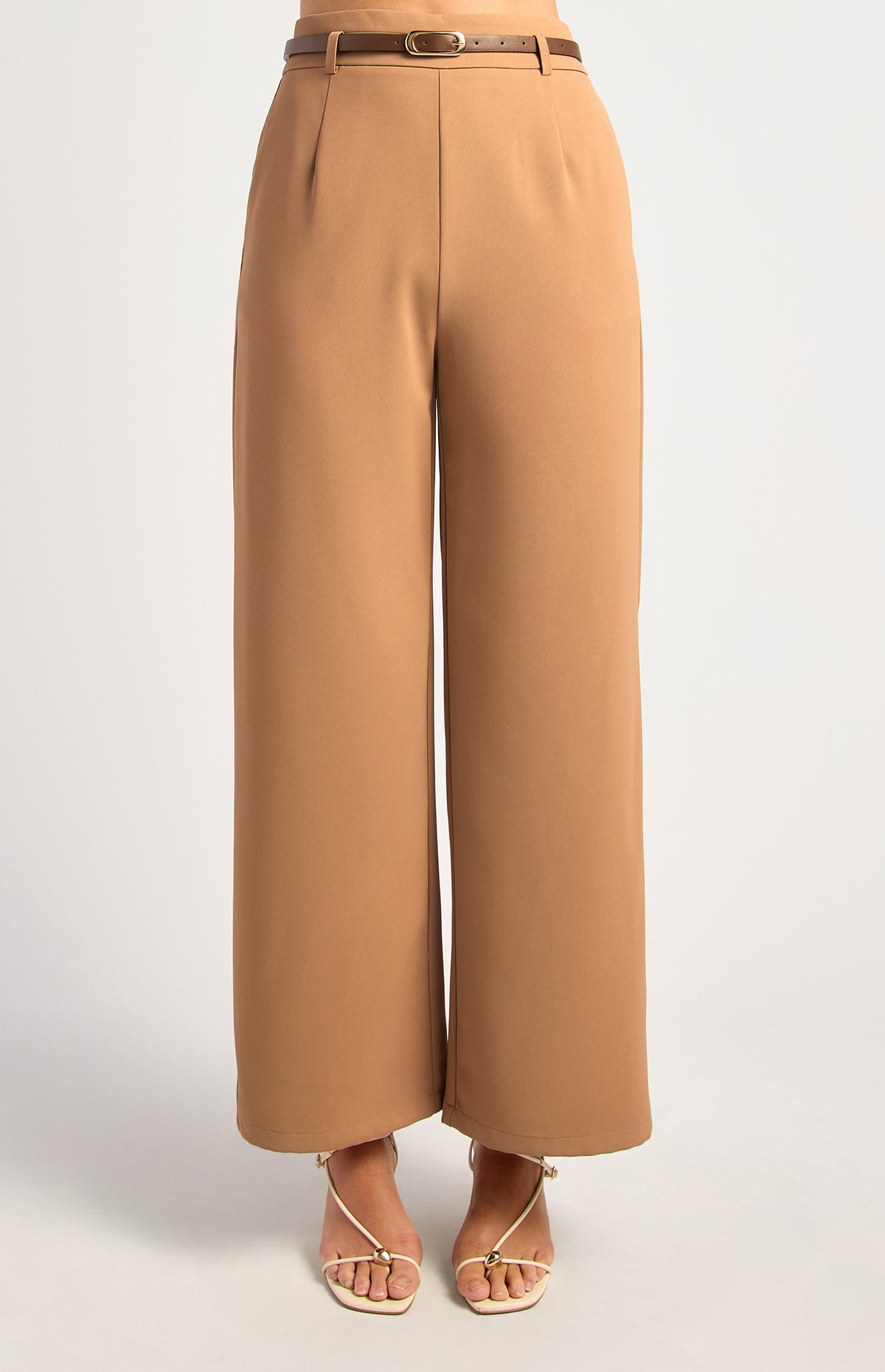 Etta Straight Leg Pants - Mocha