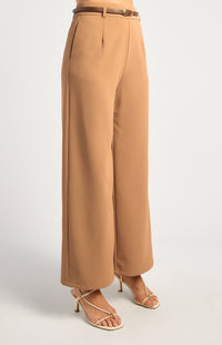 Etta Straight Leg Pants - Mocha