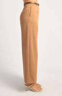 Etta Straight Leg Pants - Mocha