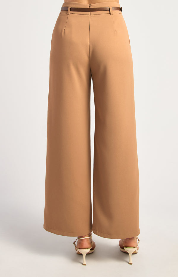Etta Straight Leg Pants - Mocha