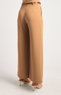 Etta Straight Leg Pants - Mocha