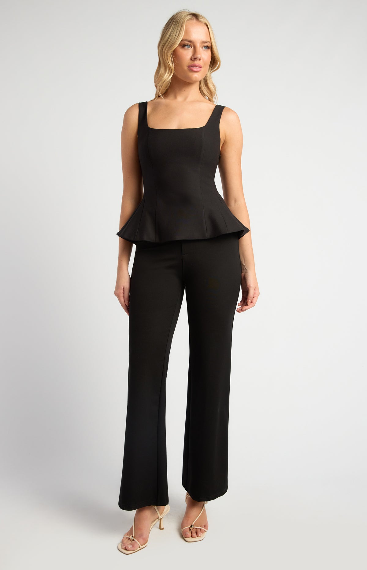 Keziah Boot Cut Pants - Black