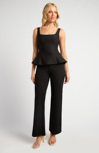 Keziah Boot Cut Pants - Black