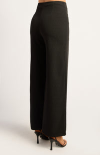 Abril High Waisted Pants - Black