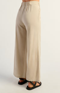 Thomas Wide Leg Pants - Beige