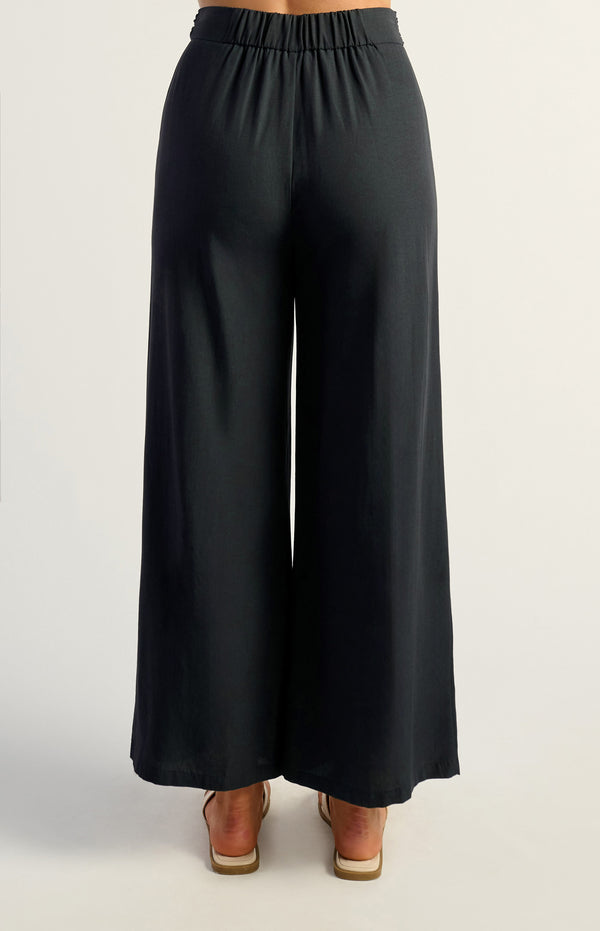 Thomas Wide Leg Pants - Navy