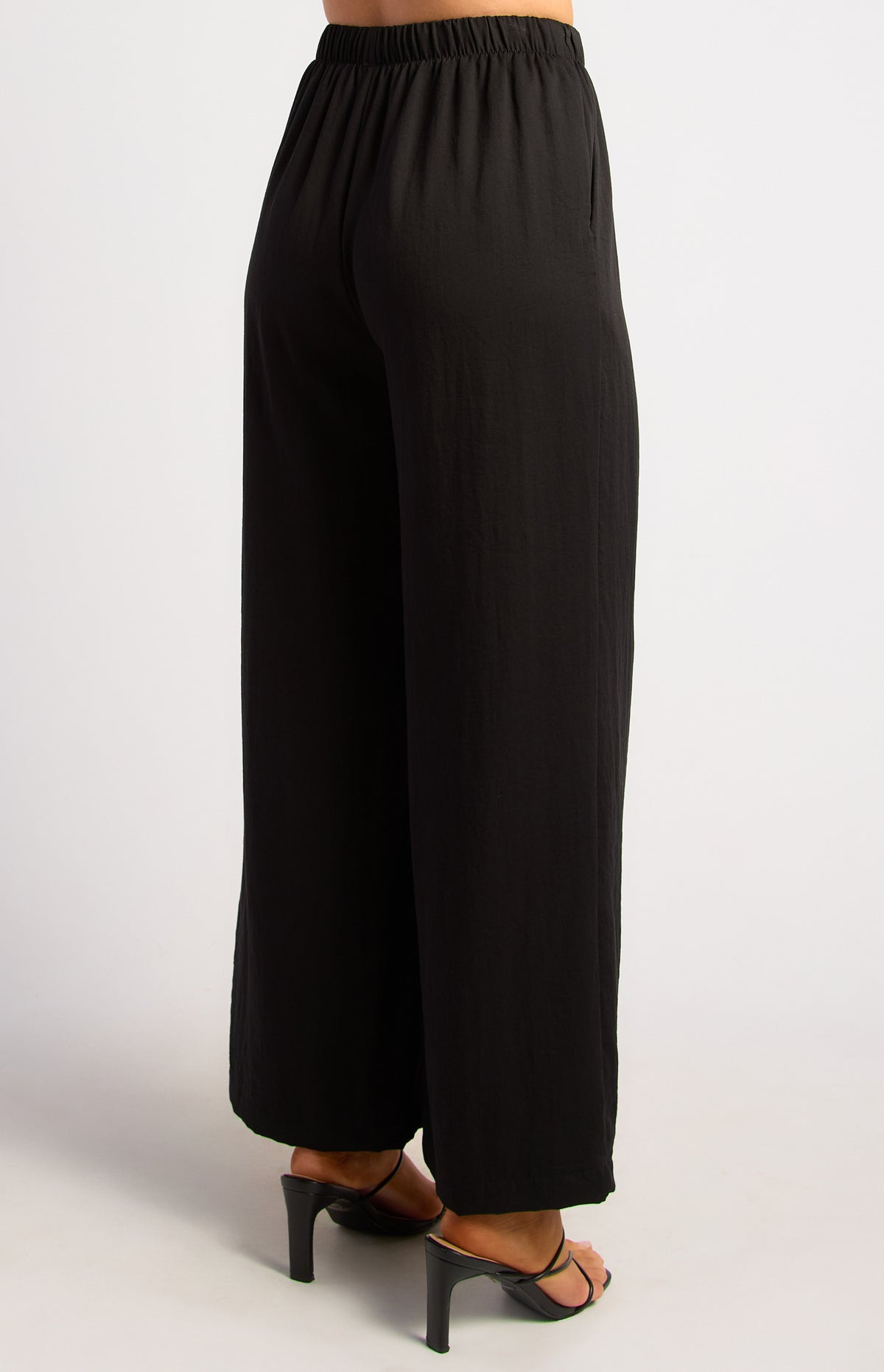 Joshua Wide Leg Pants - Black