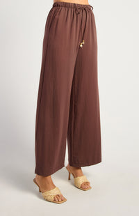 Joshua Wide Leg Pants - Espresso
