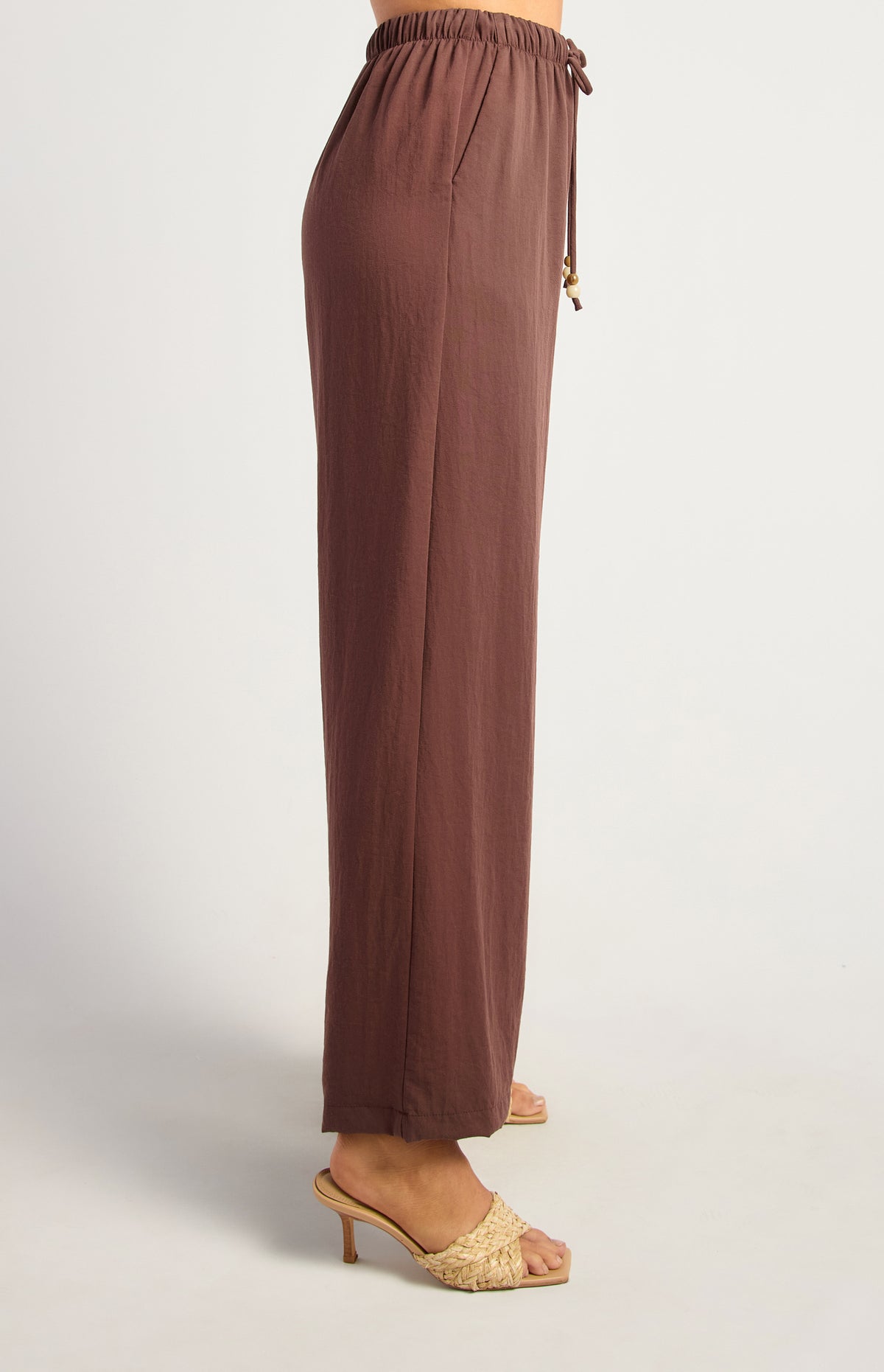 Joshua Wide Leg Pants - Espresso
