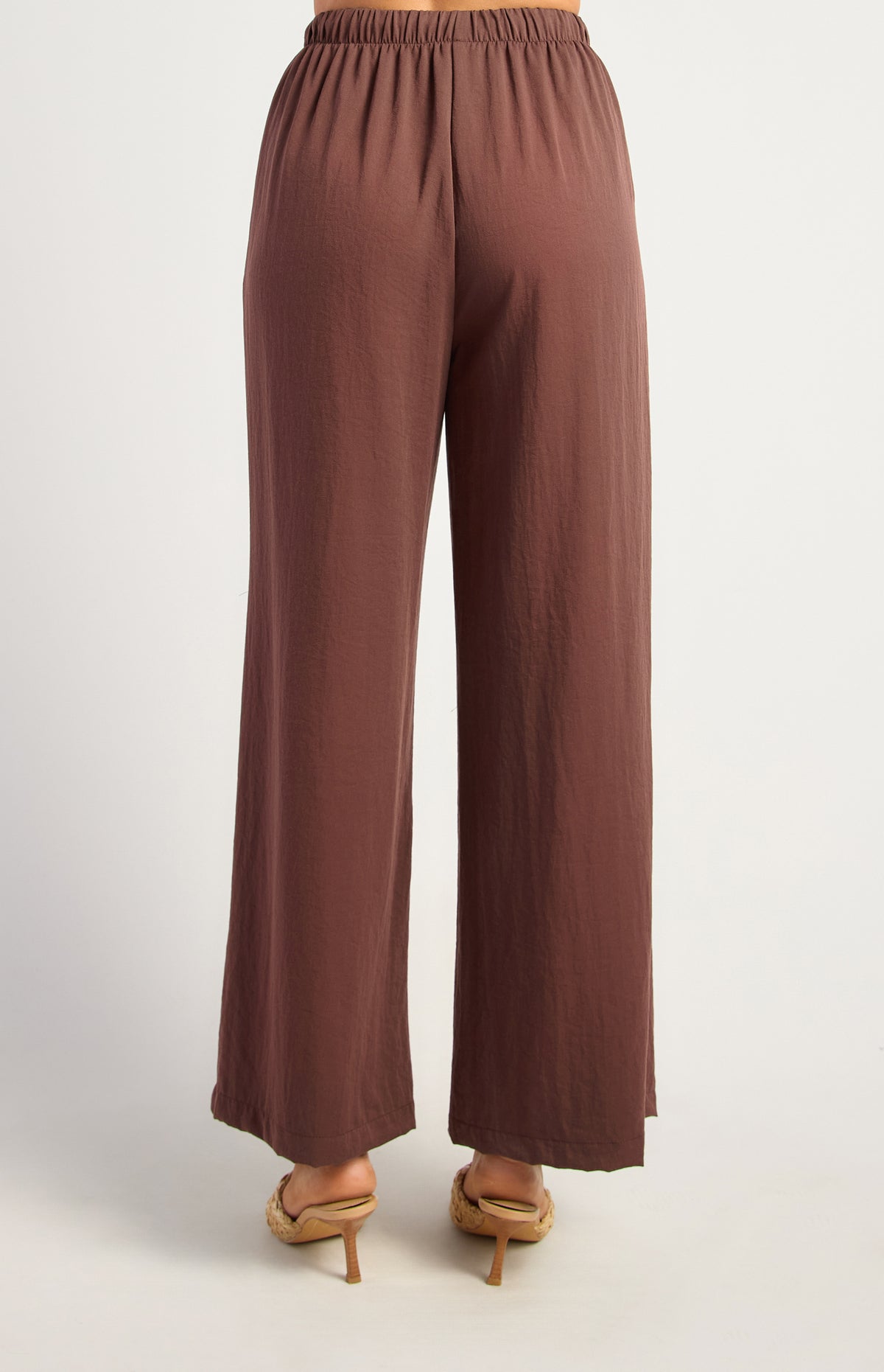 Joshua Wide Leg Pants - Espresso