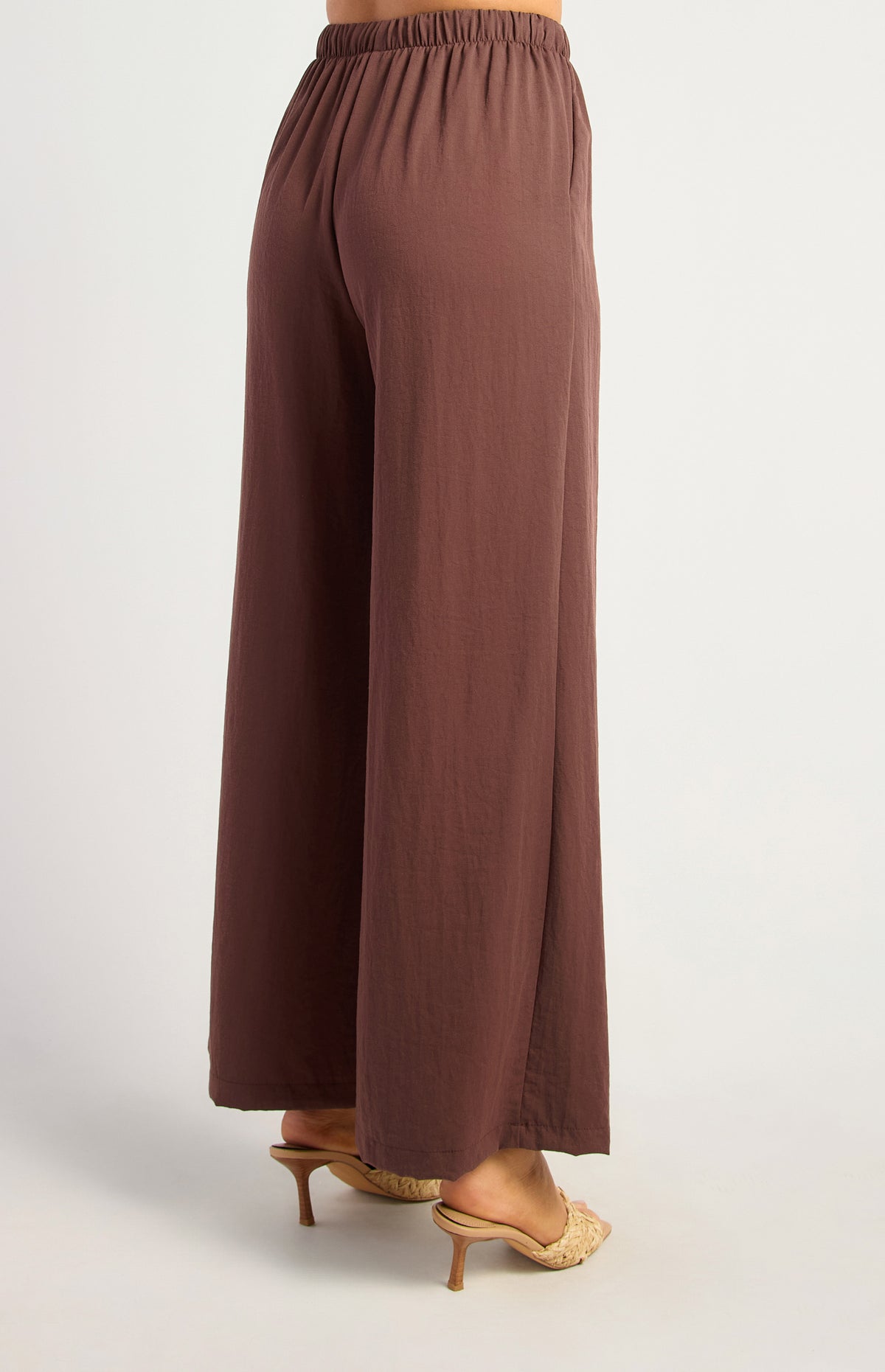 Joshua Wide Leg Pants - Espresso