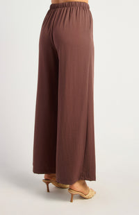 Joshua Wide Leg Pants - Espresso