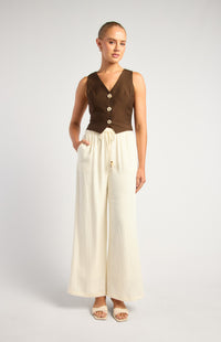 Joshua Wide Leg Pants - White