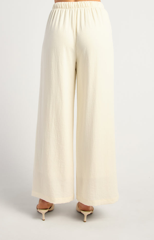 Joshua Wide Leg Pants - White