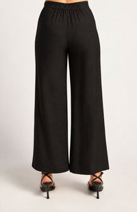 Dustin Textured Pants - Black