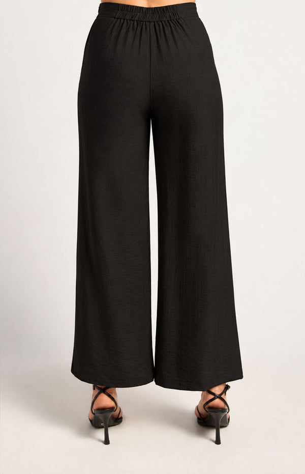 Dustin Textured Pants - Black