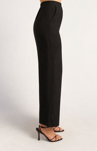 Dustin Textured Pants - Black