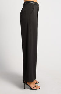 Adina Wide Leg Pants - Black