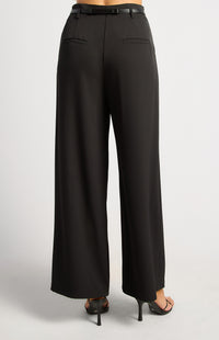 Adina Wide Leg Pants - Black