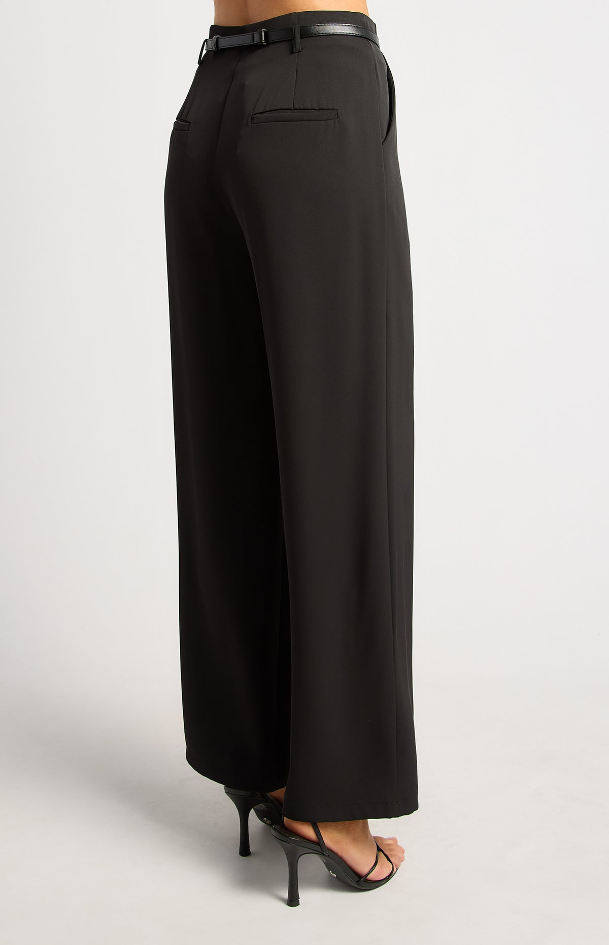 Adina Wide Leg Pants - Black