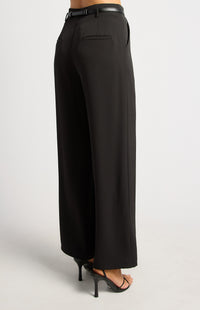 Adina Wide Leg Pants - Black