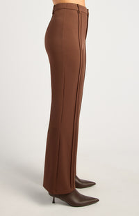 Haylie High Waisted Pants - Chocolate