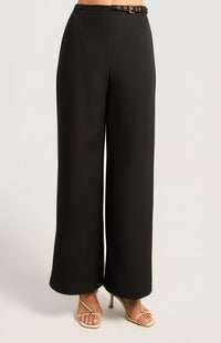 Clemens Straight Leg Pants - Black