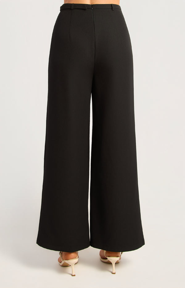 Clemens Straight Leg Pants - Black