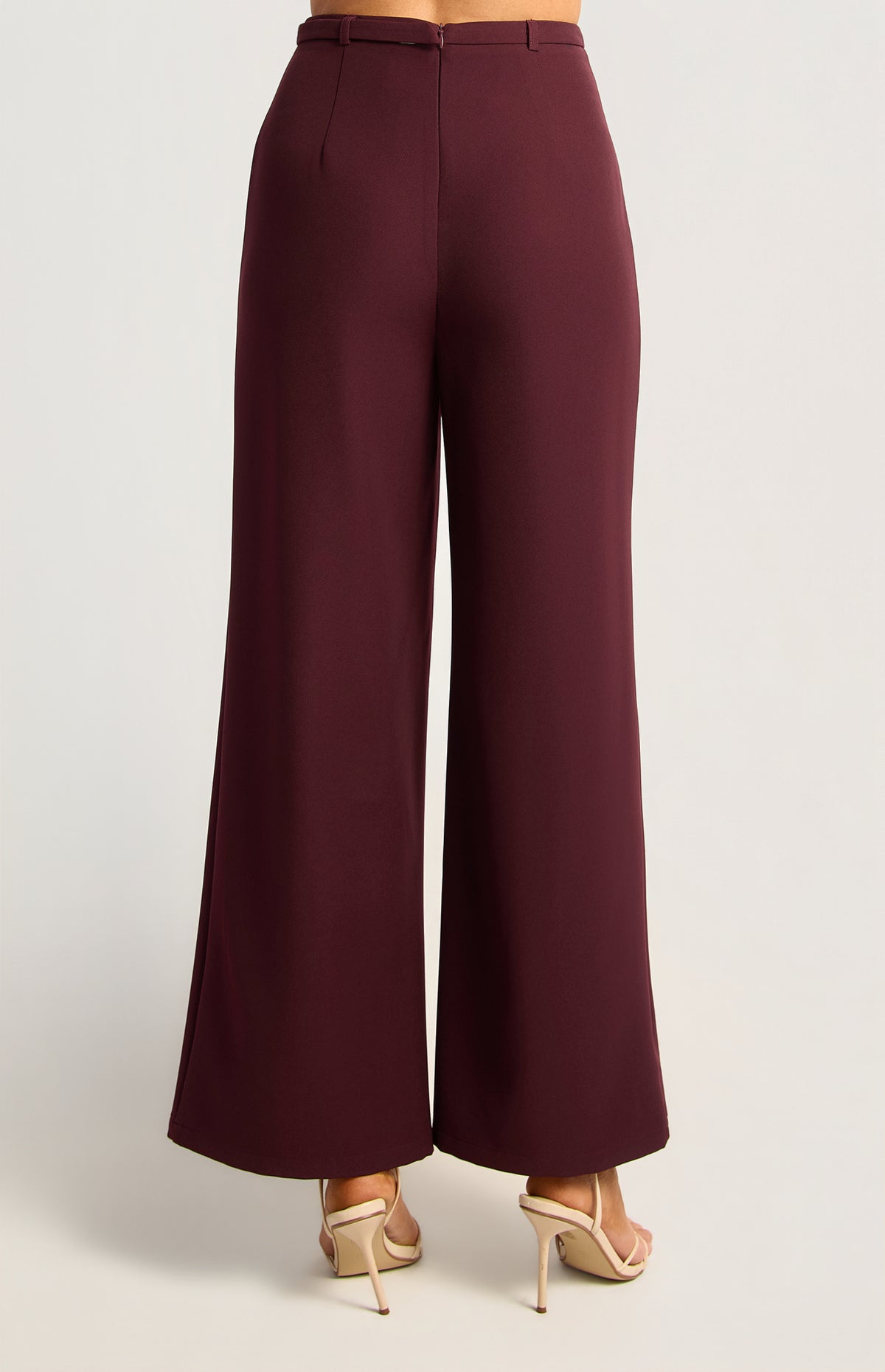 Clemens Straight Leg Pants - Burgundy