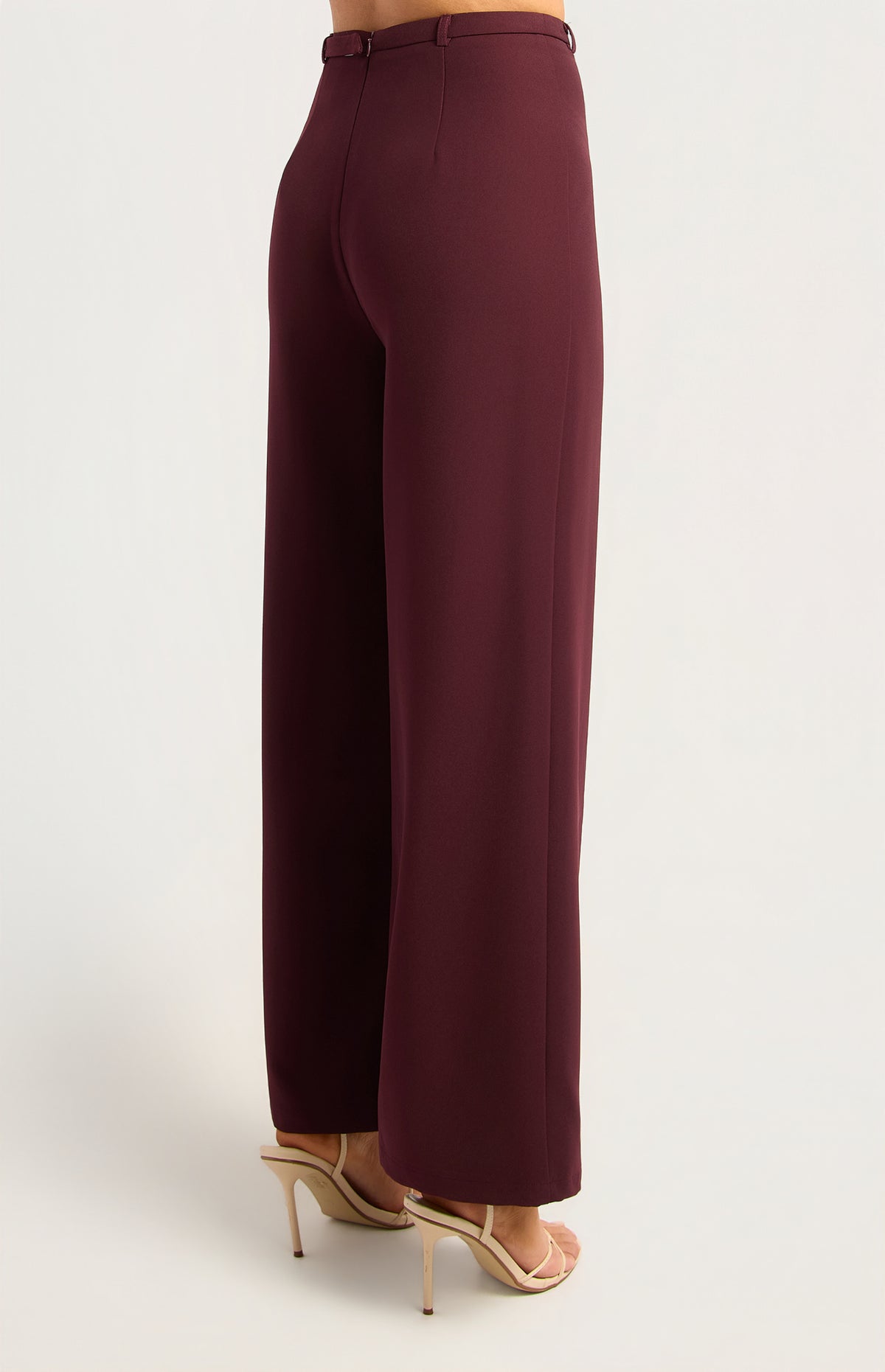 Clemens Straight Leg Pants - Burgundy