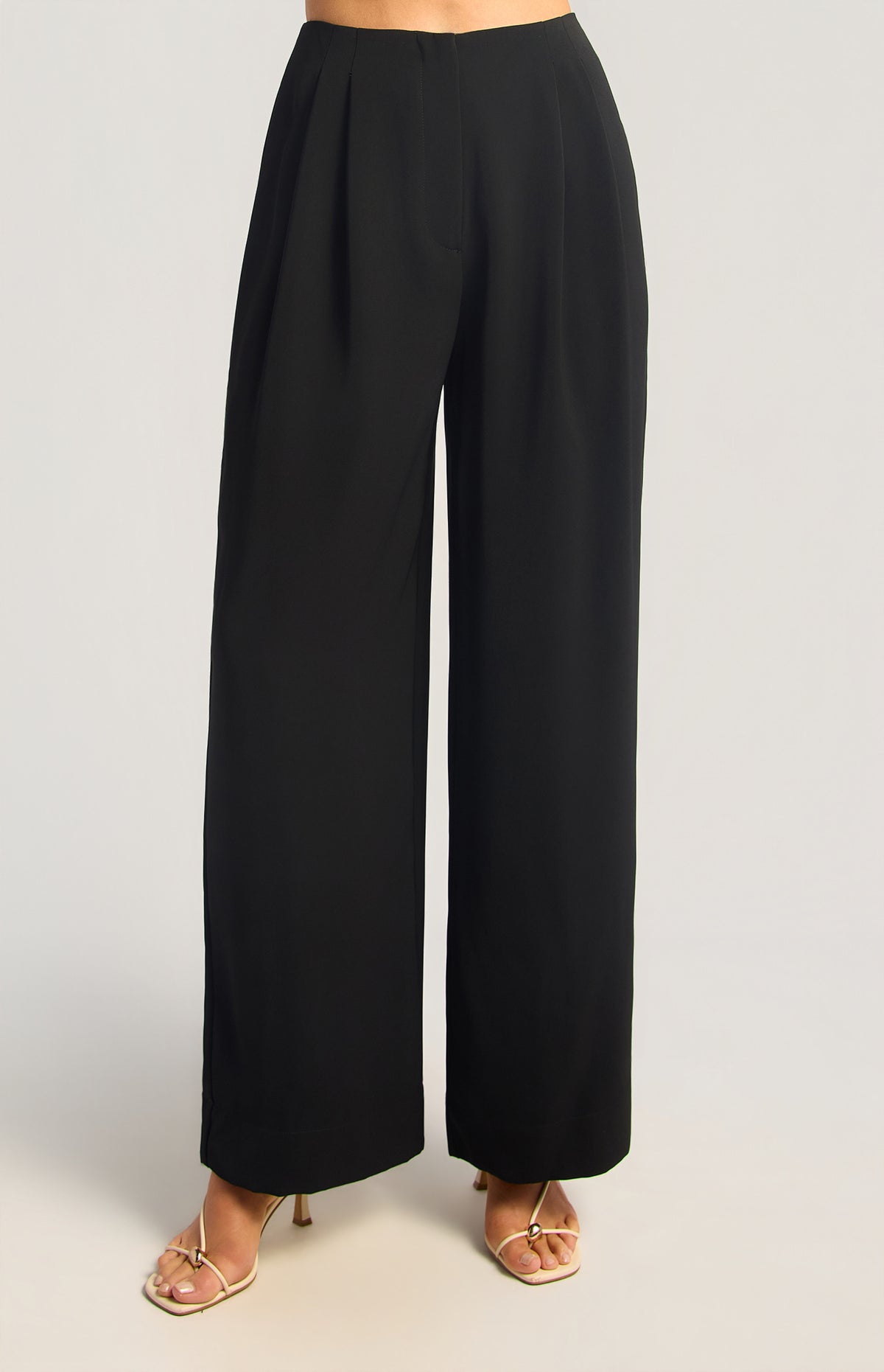 Corrina Straight Leg Pants - Black