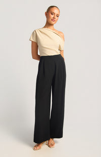 Corrina Straight Leg Pants - Black