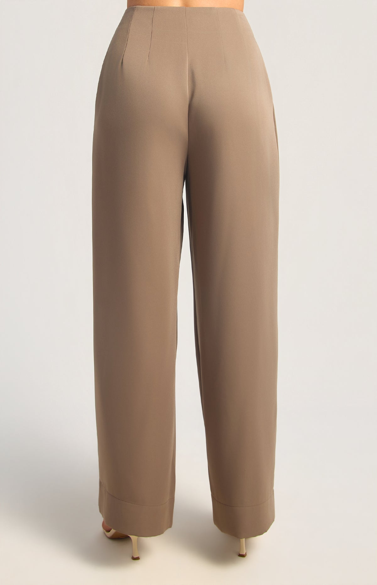 Corrina Straight Leg Pants - Mushroom