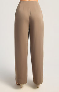 Corrina Straight Leg Pants - Mushroom