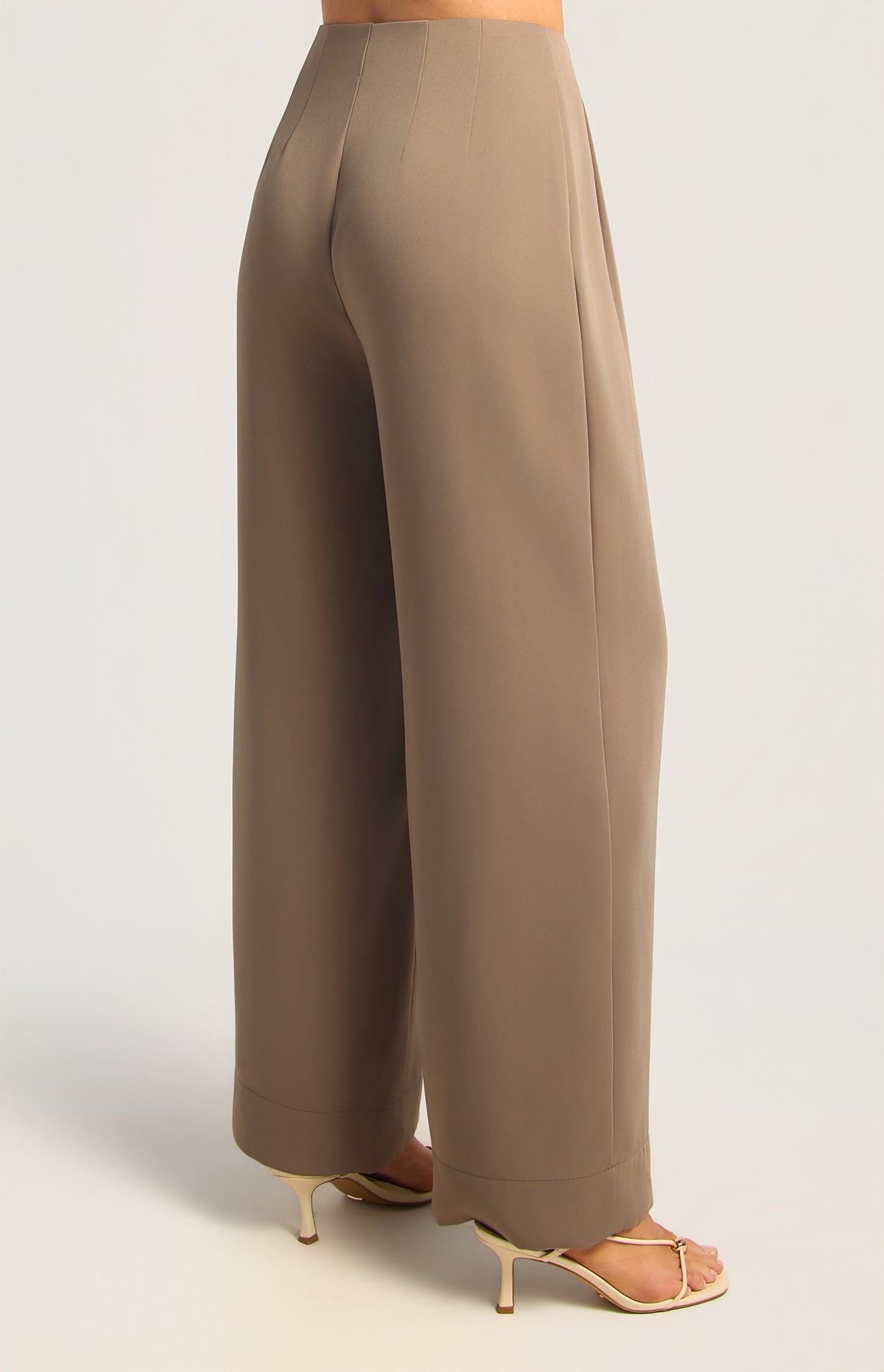 Corrina Straight Leg Pants - Mushroom