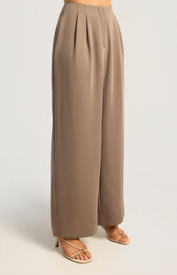 Corrina Straight Leg Pants - Mushroom