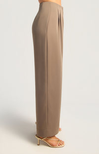 Corrina Straight Leg Pants - Mushroom