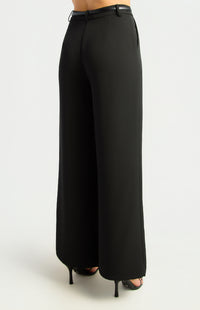 Jeanette Straight Leg Pants - Black