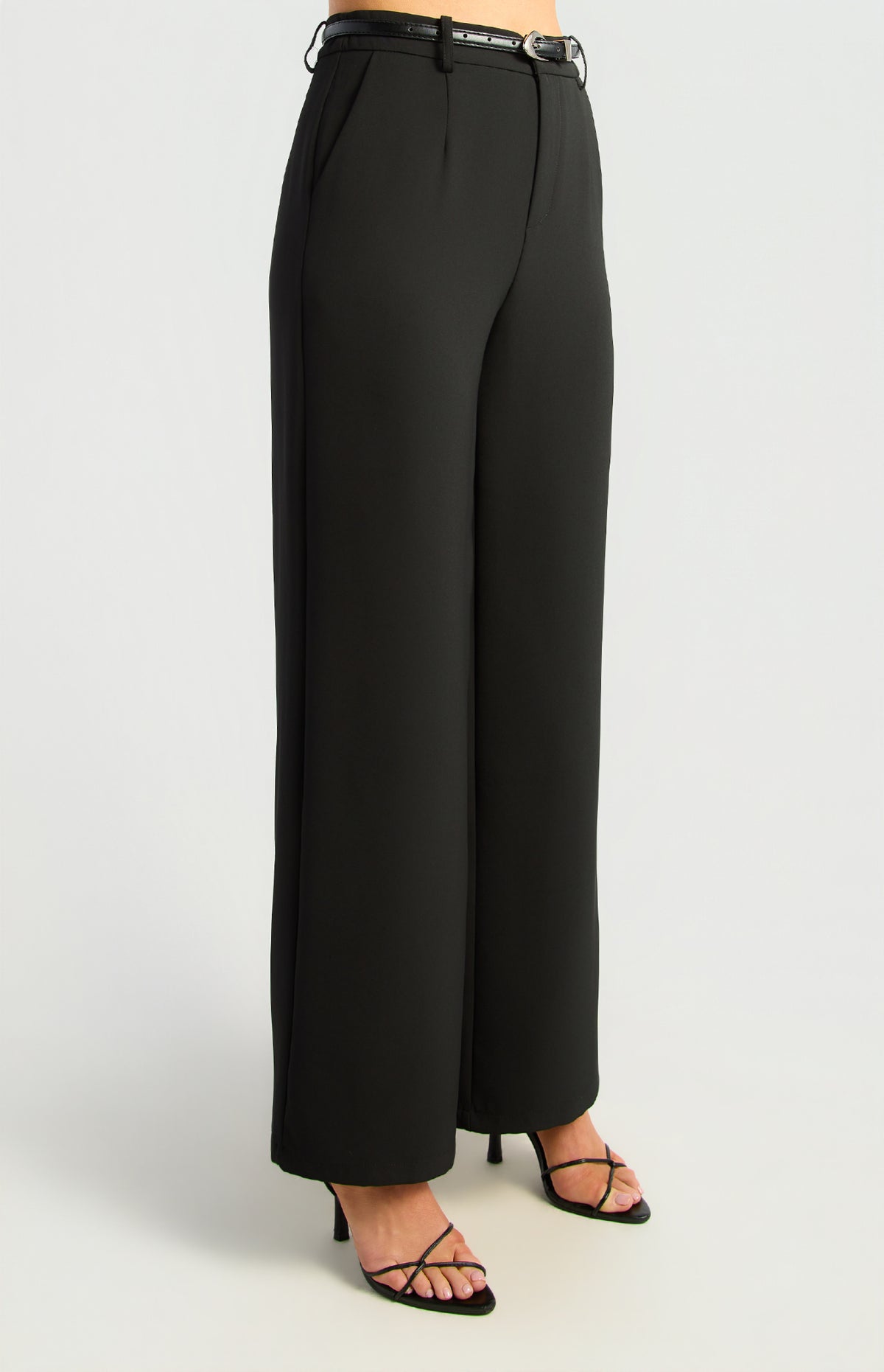 Jeanette Straight Leg Pants - Black