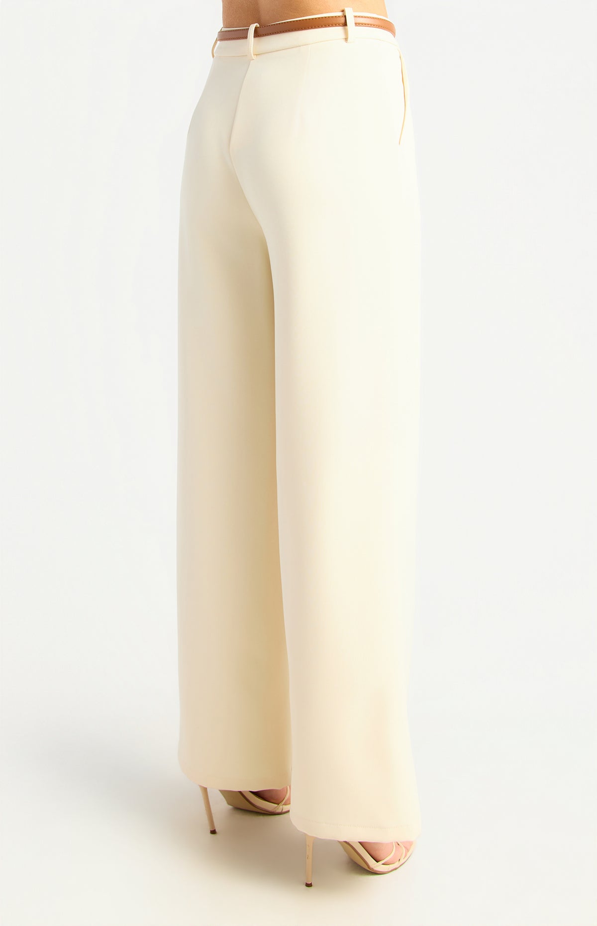 Jeanette Straight Leg Pants - Bone