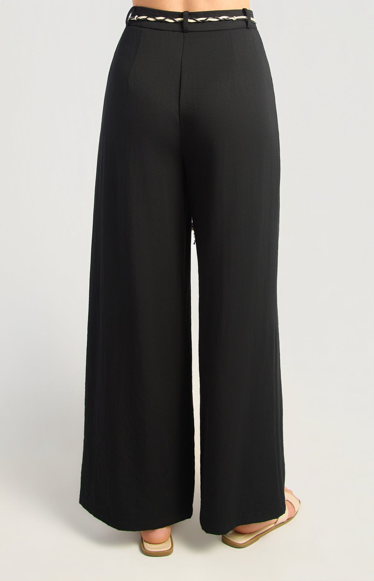 Oaklyn Straight Leg Pants - Black