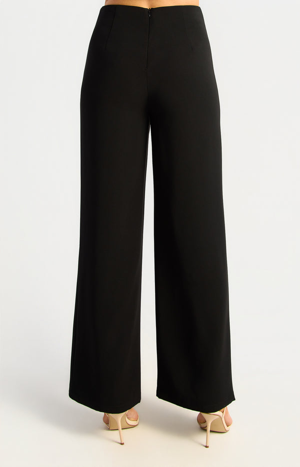 Lina Wide Leg Pants - Black